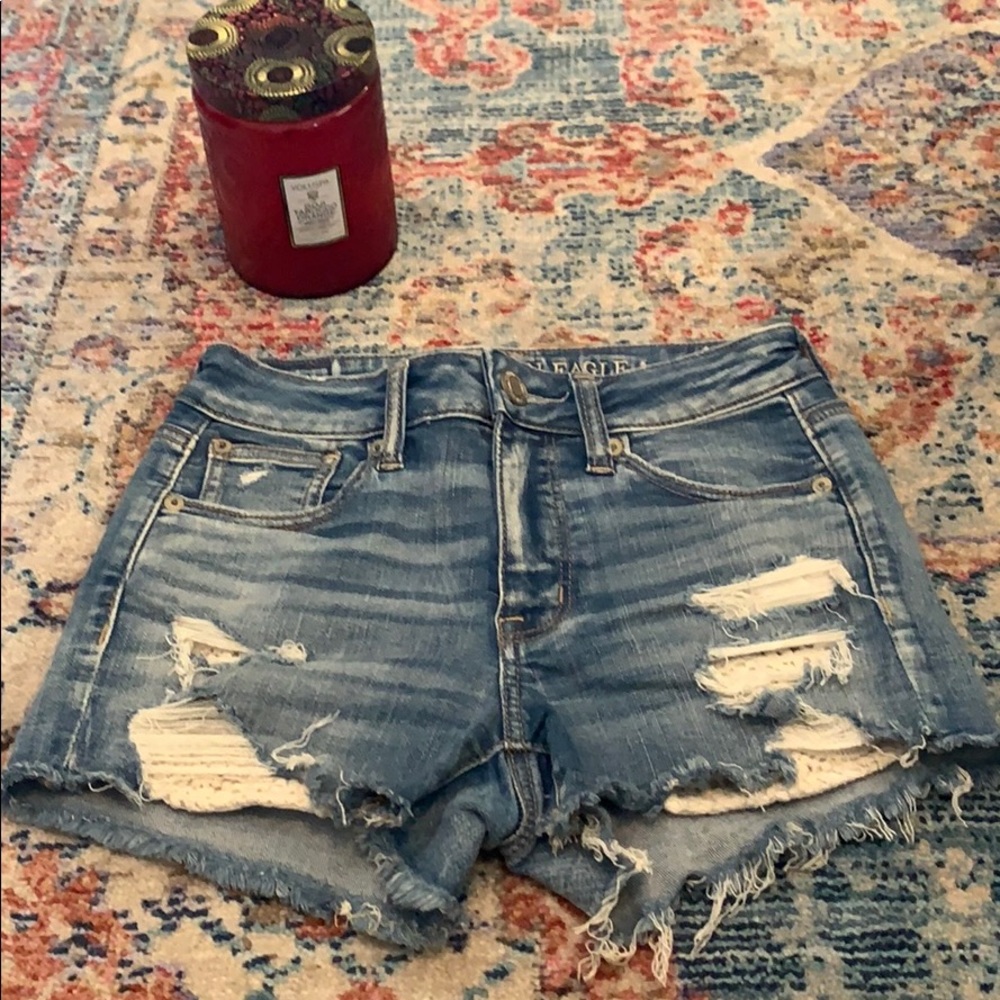 American eagle outfitters jean shorts